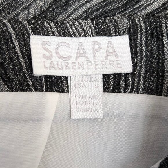 🍁Scapa Lauren Perre Metallic Swirl Pencil Skirt - Picture 7 of 7